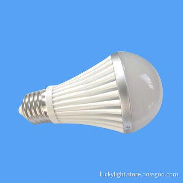 5W High Power LED Globe Bulb Light, 100 to 240V AC Input Voltage